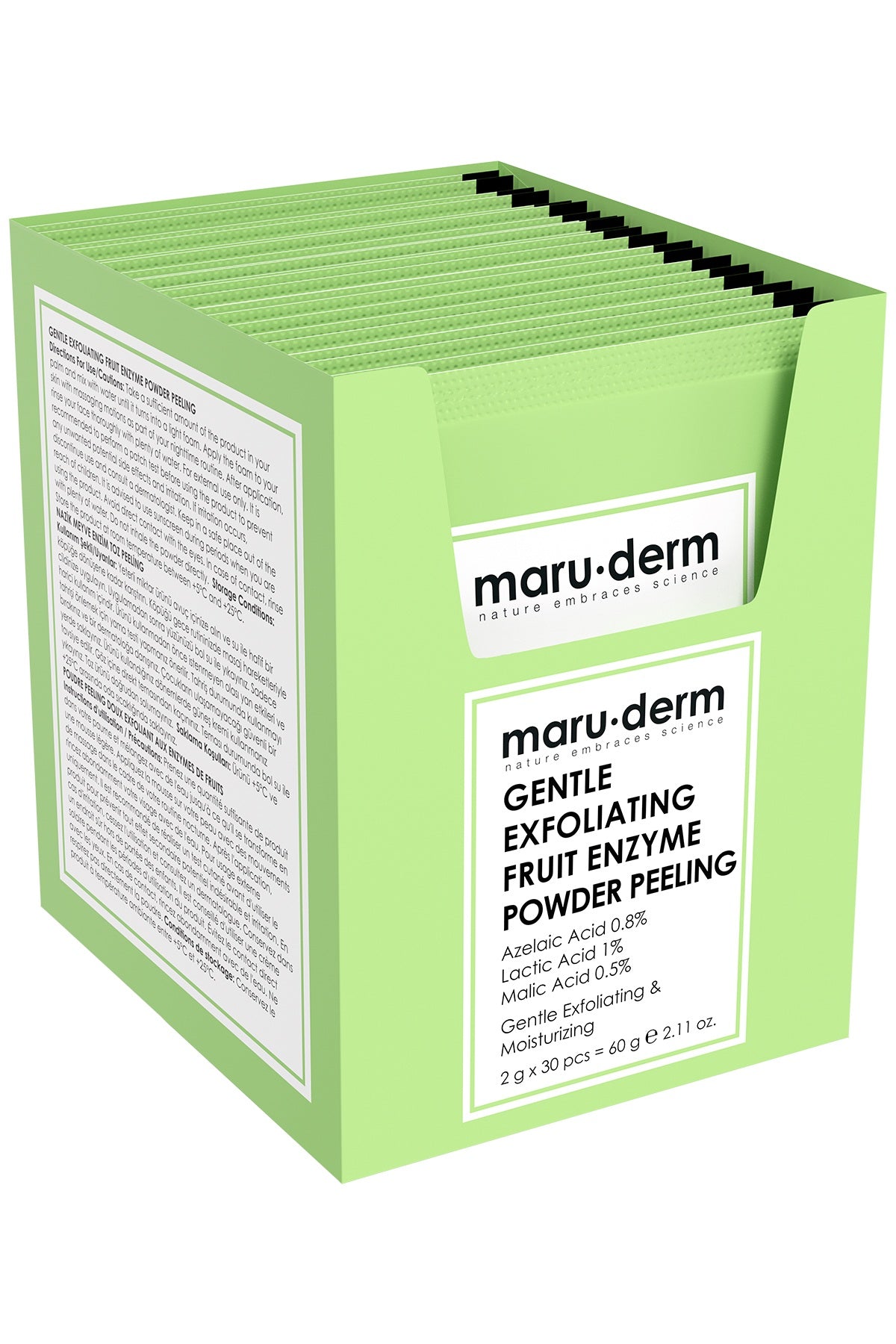 Maru.derm Gentle Exfoliating Fruit Enzyme Powder Peeling - Missha Middle East