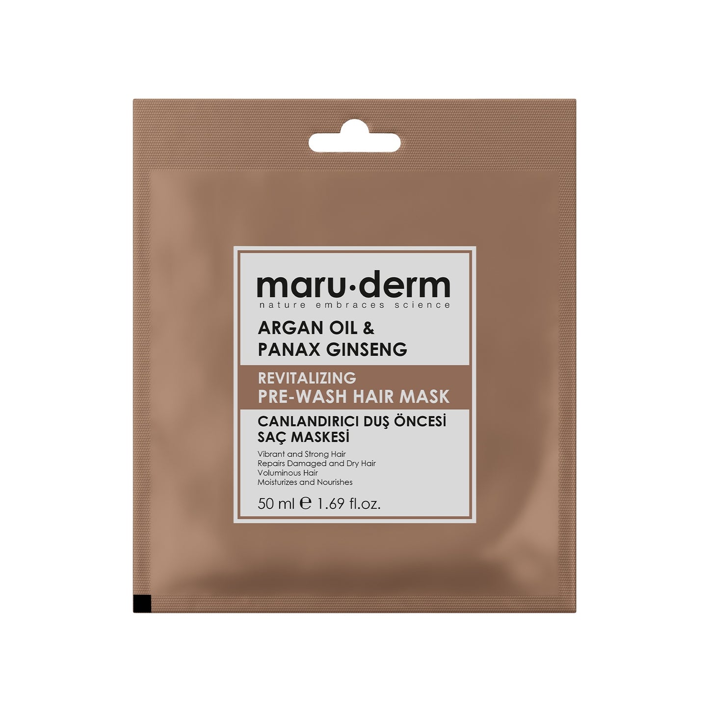 Maru.derm Argan Oil & Panax Ginseng Revitalizing Pre-Wash Hair Mask - Missha Middle East