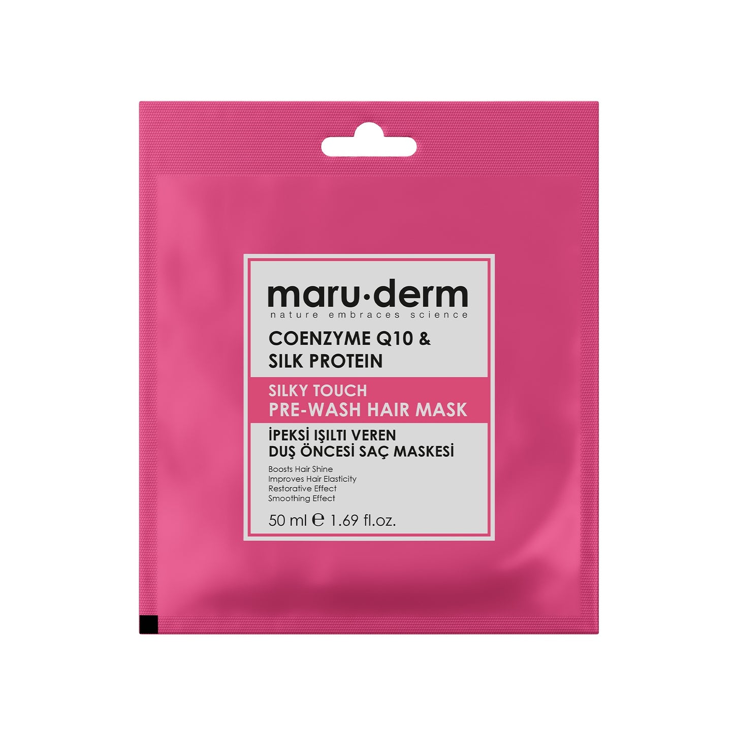 Maru.derm Coenzyme Q10 & Silk Protein Silky Touch Pre-Wash Hair Mask - Missha Middle East