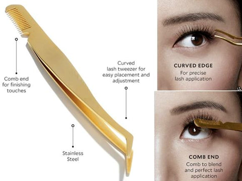 أداة تطبيق رموش من FC Beauty مع مشط