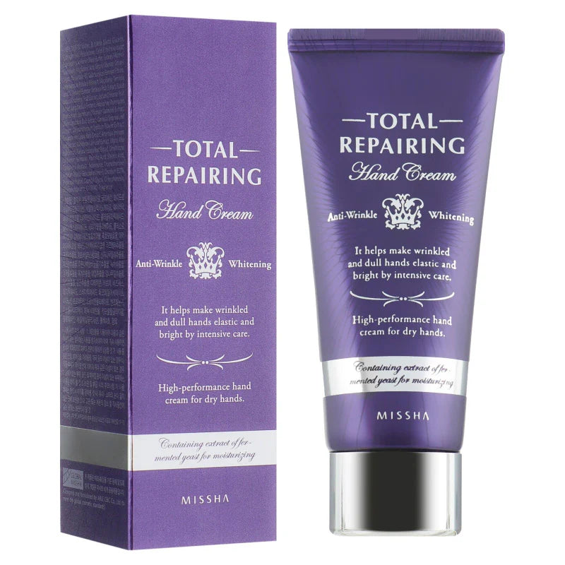Missha Total Repairing Hand Treatment Hand Cream 60mL Anti-Wrinkle & Whitening - Missha Middle East