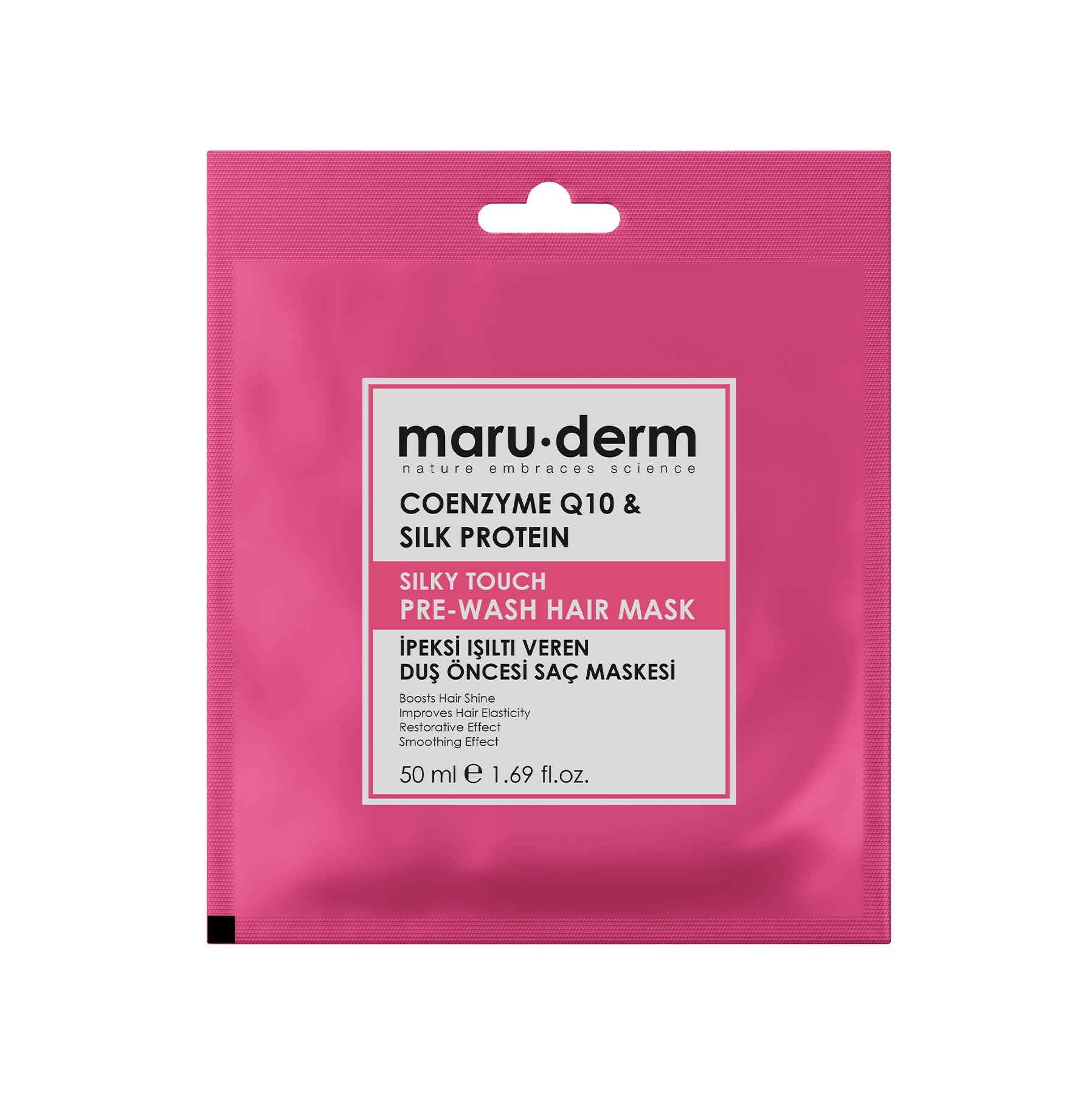 Maru.derm Coenzyme Q10 & Silk Protein Silky Touch Pre-Wash Hair Mask - Missha Middle East
