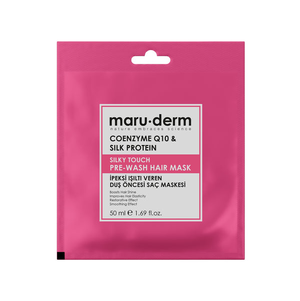 Maru.derm Coenzyme Q10 & Silk Protein Silky Touch Pre-Wash Hair Mask
