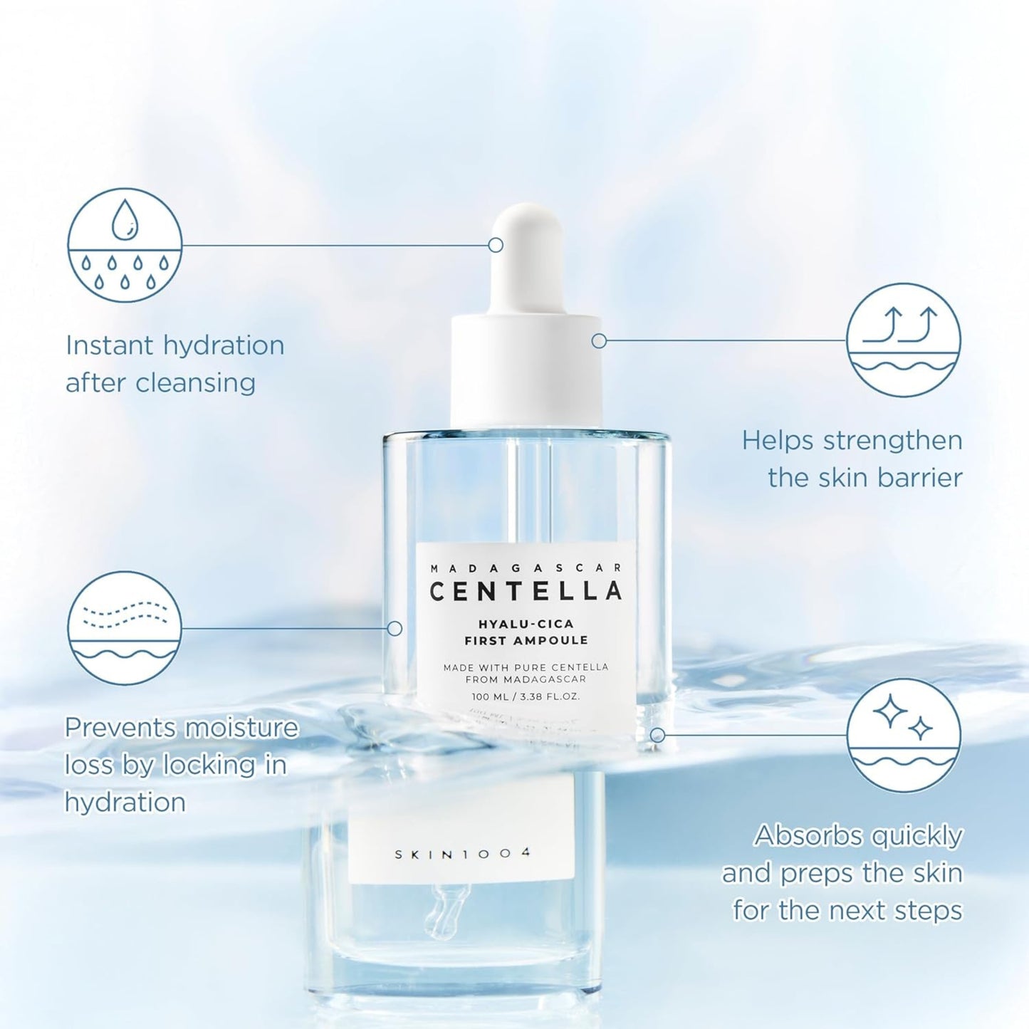 SKIN1004 Madagascar Centella Hyalu-Cica First Ampoule - Missha Middle East