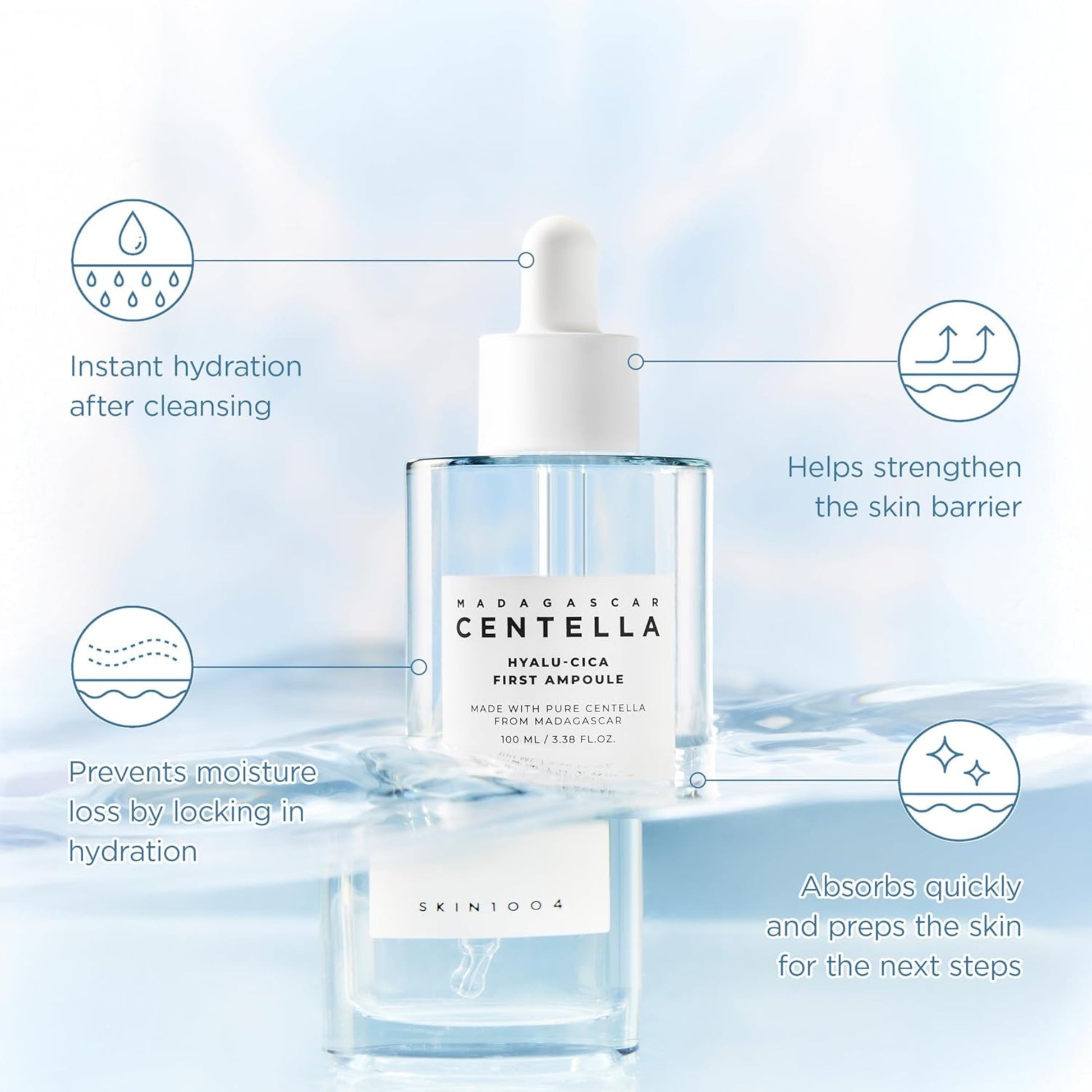 SKIN1004 Madagascar Centella Hyalu-Cica First Ampoule - Missha Middle East