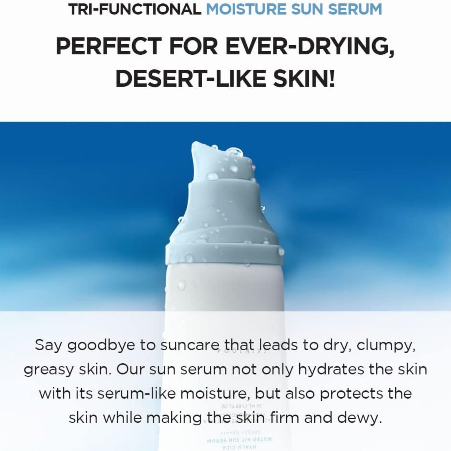 SKIN1004 Madagascar Centella Hyalu-Cica Water-Fit Sun Serum - Missha Middle East