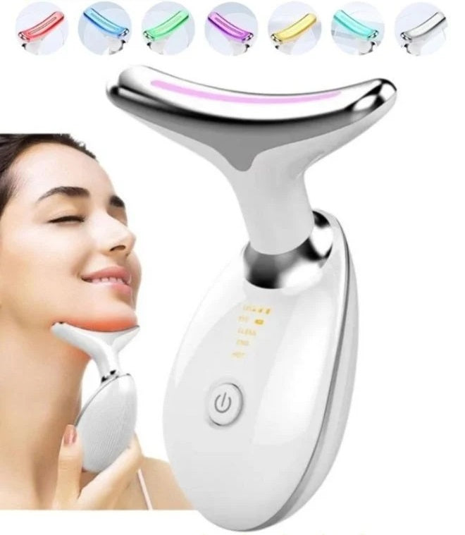 Premium 7 Color Face Massager Beauty Machine, Double Chin Therapy Facial Lifting Massager - Missha Middle East