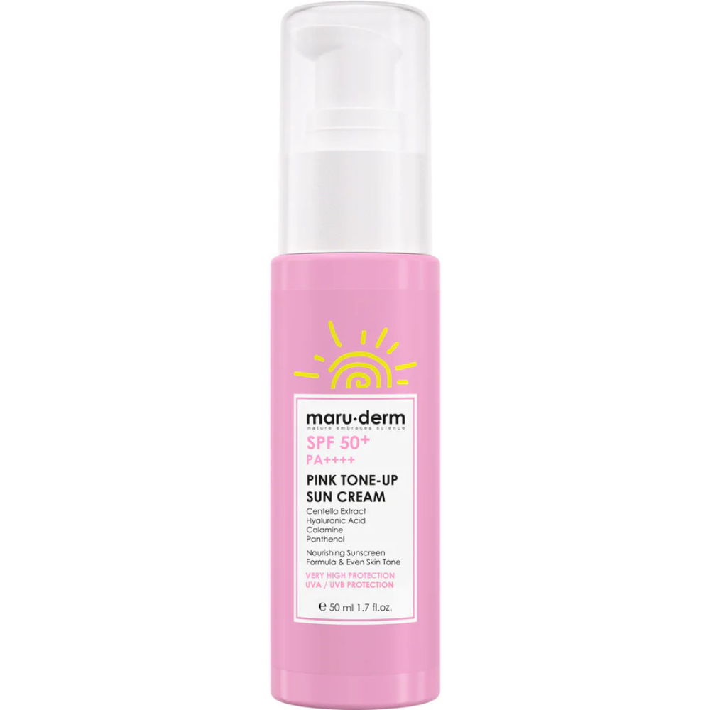 Maru.derm SPF 50+ Pink Tone-Up Sun Cream - Missha Middle East