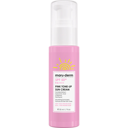 Maru.derm SPF 50+ Pink Tone-Up Sun Cream - Missha Middle East