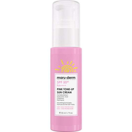 Maru.derm SPF 50+ Pink Tone-Up Sun Cream - Missha Middle East