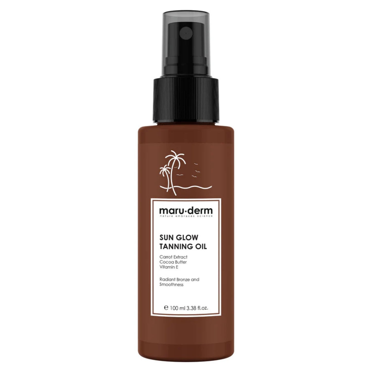 زيت تسمير البشرة صن جلو من Maru.Derm