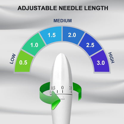 Derma Stamp Adjustable Pen 140A 0mm - 3mm, Titanium micro needles - Missha Middle East