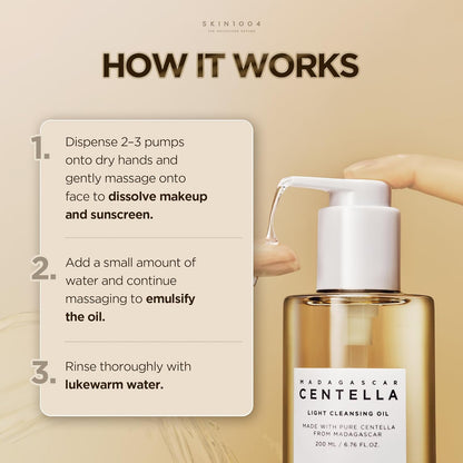 SKIN1004 Madagascar Centella Light Cleansing Oil
