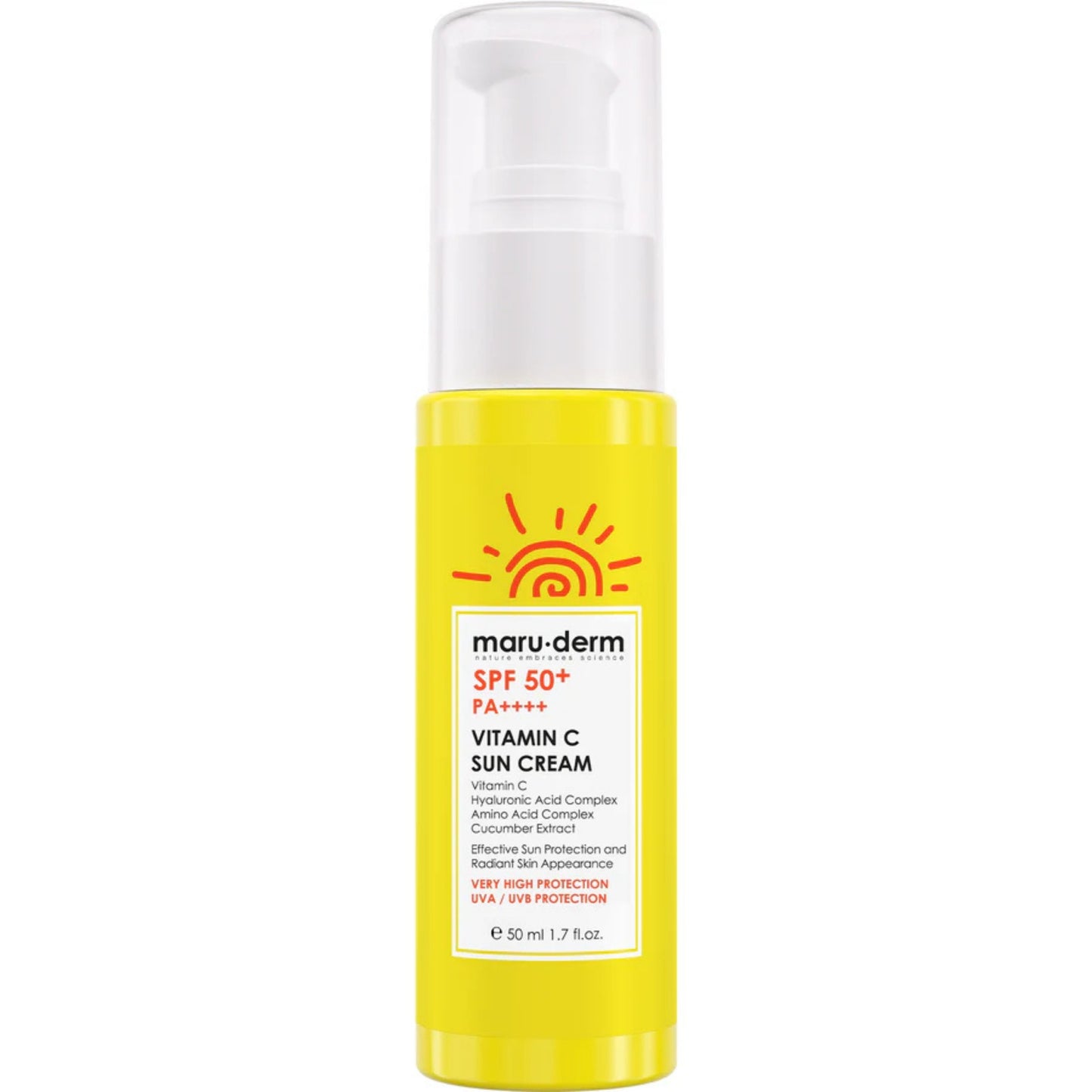 Maru.derm SFP 50+ Vitamin C Sun Cream - Missha Middle East