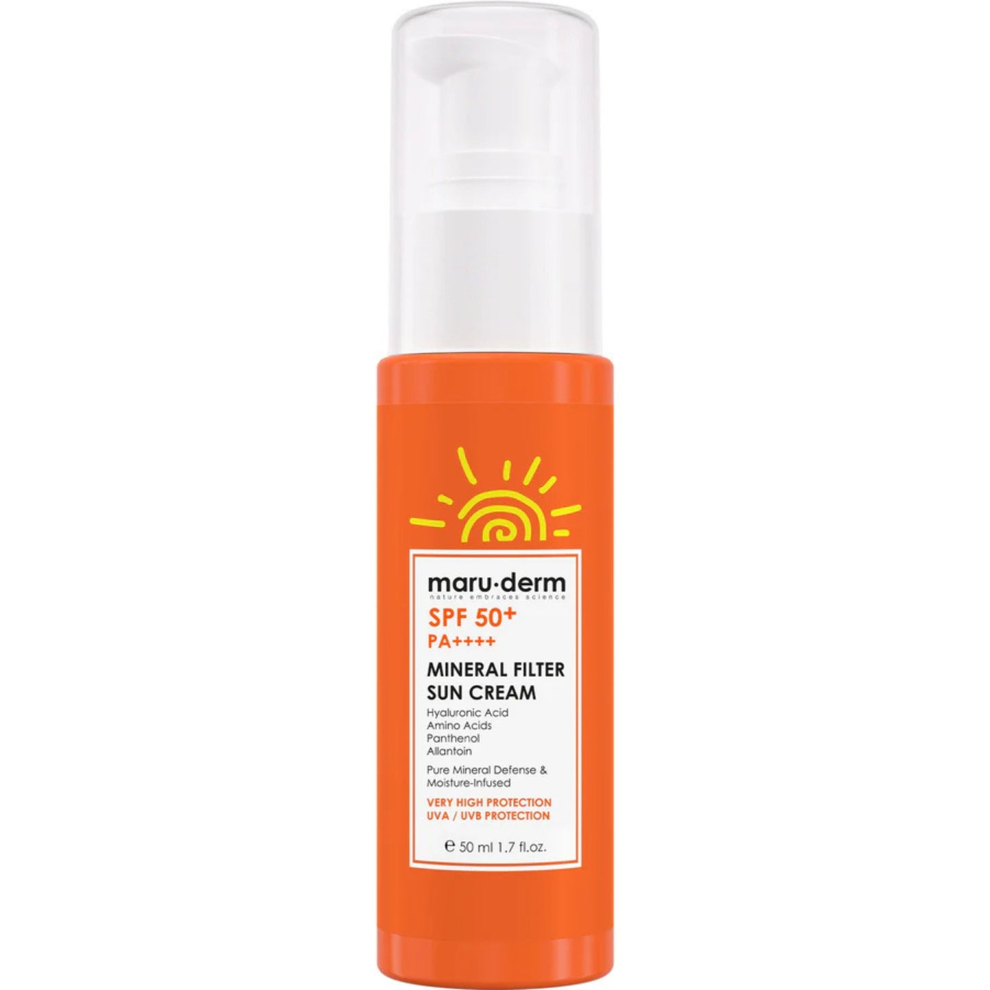 Maru.derm SPF 50+ Mineral Filter Sun Cream - Missha Middle East
