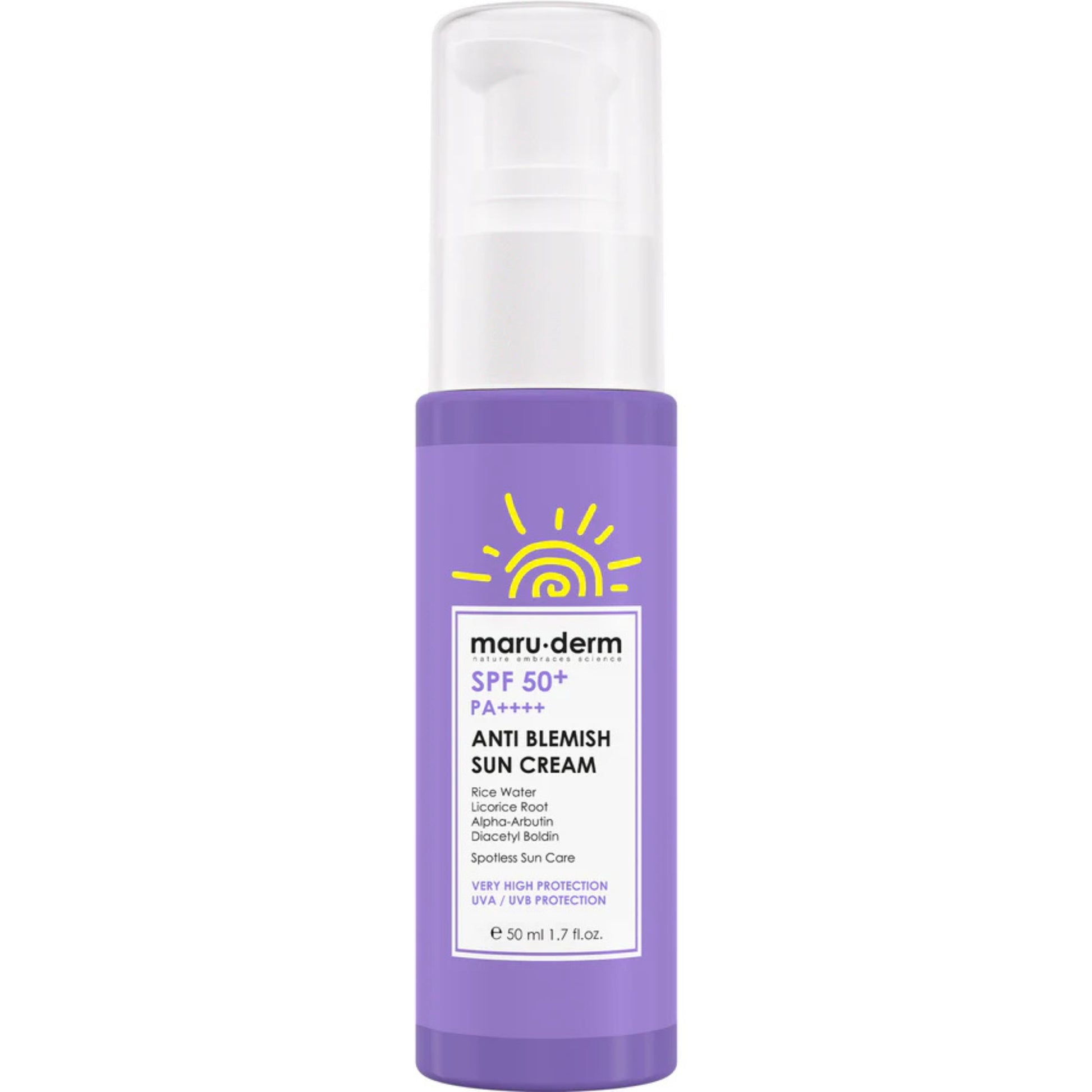 Maru.derm SPF 50+ Anti Blemish Sun Cream - Missha Middle East