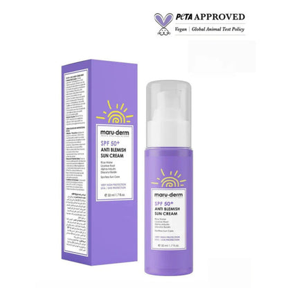Maru.derm SPF 50+ Anti Blemish Sun Cream - Missha Middle East