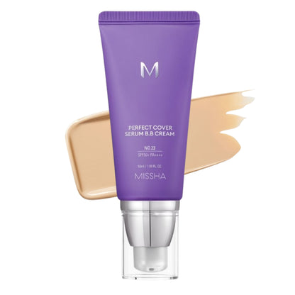 MISSHA - كريم أساس سيروم ب.ب. برفكت كوفر بمعامل حماية SPF50+ PA++++