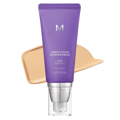 MISSHA - كريم أساس سيروم ب.ب. برفكت كوفر بمعامل حماية SPF50+ PA++++