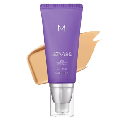 MISSHA - كريم أساس سيروم ب.ب. برفكت كوفر بمعامل حماية SPF50+ PA++++