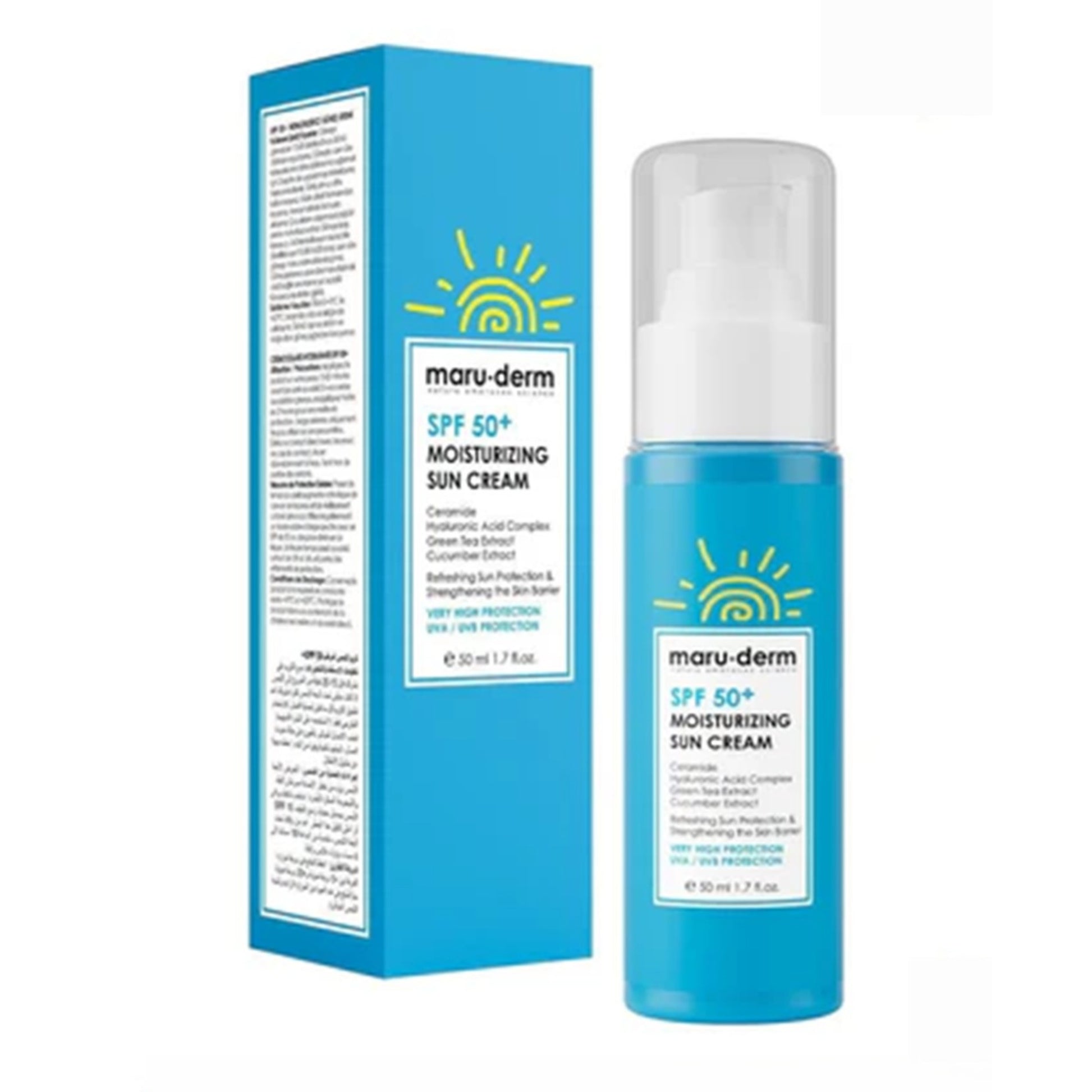 Maru.derm SPF 50+ Moisturizing Sun Cream - Missha Middle East