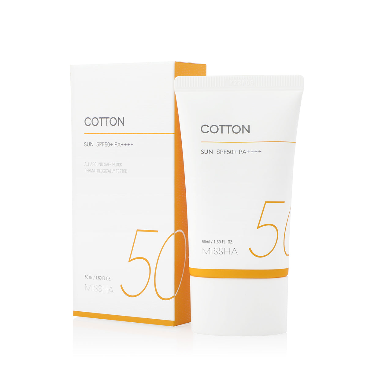 MISSHA All-around Safe Block Cotton Sun SPF50+ PA++++ - Missha Middle East