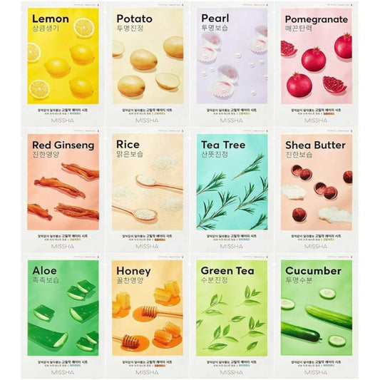 Missha Airy Fit Sheet Mask- Set of 6