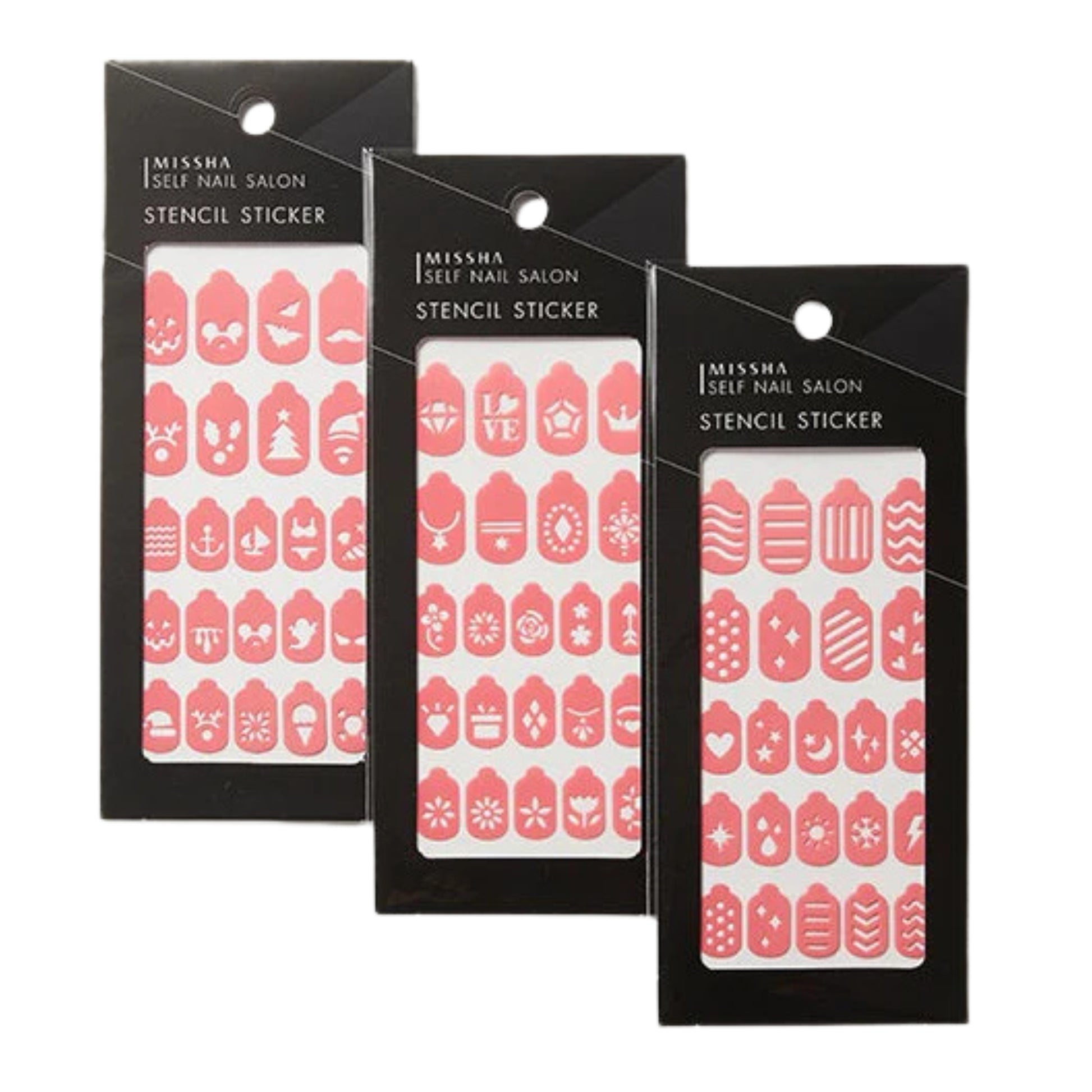 Missha Self Nail Salon Stencil Sticker - Missha Middle East