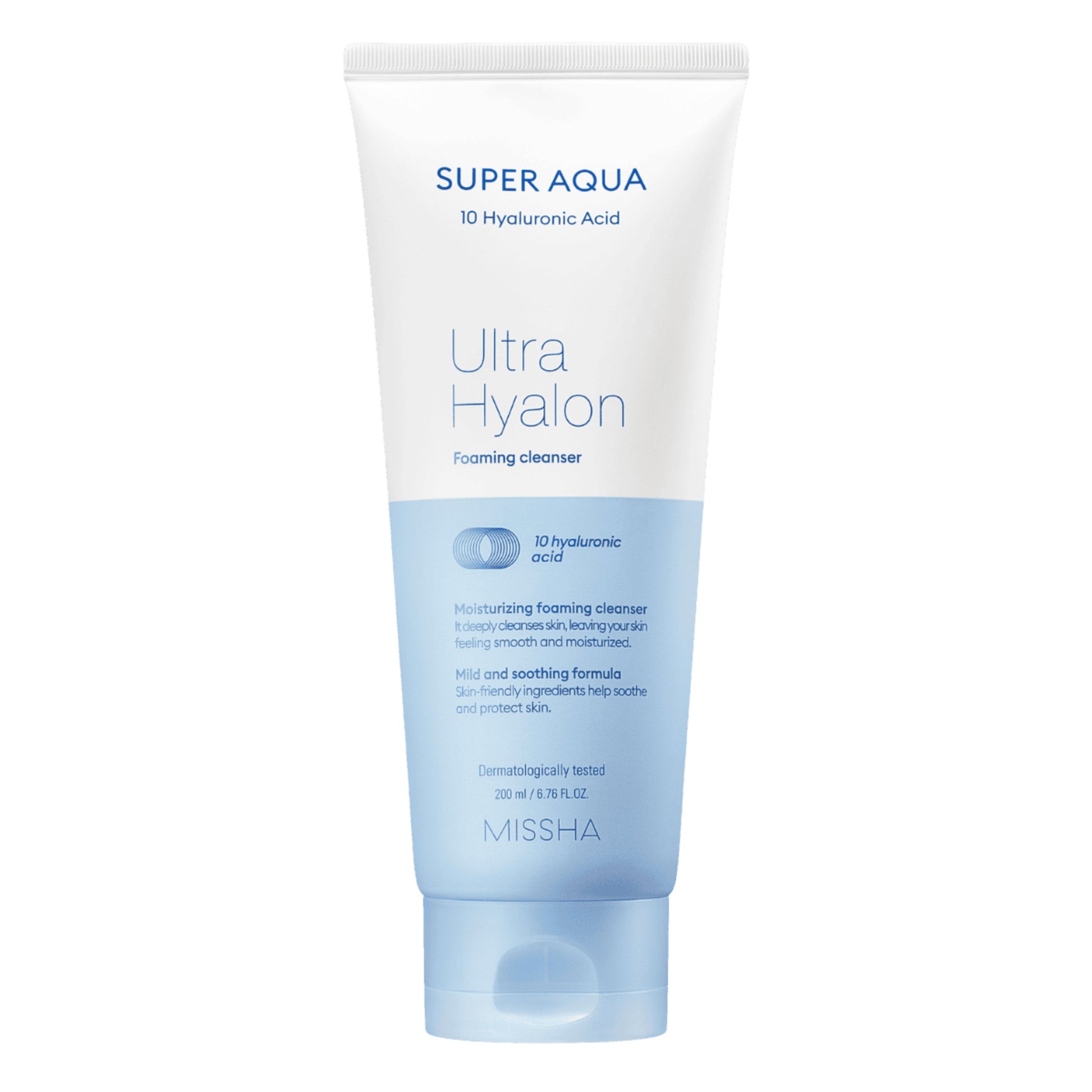 Super Aqua Ultra Hyalron Cleansing Foam - Missha Middle East