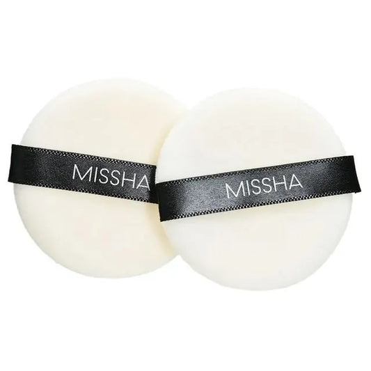 Missha Compressed Flocking Puff (Round/2P) - Missha Middle East