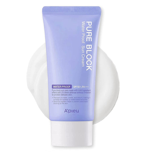 APIEU Pure Block Waterproof Sunscreen Cream SPF50+/PA+++