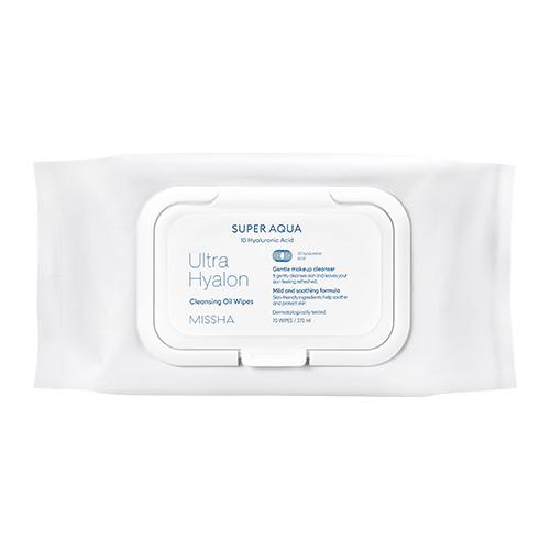 MISSHA Super Aqua Ultra Hyalron Cleansing Oil Wipes (30 Wipes/158ml) - Missha Middle East