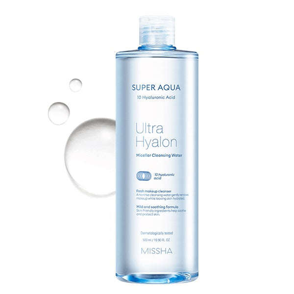 Super Aqua Ultra Hyalron Micellar Cleansing Water - Missha Middle East