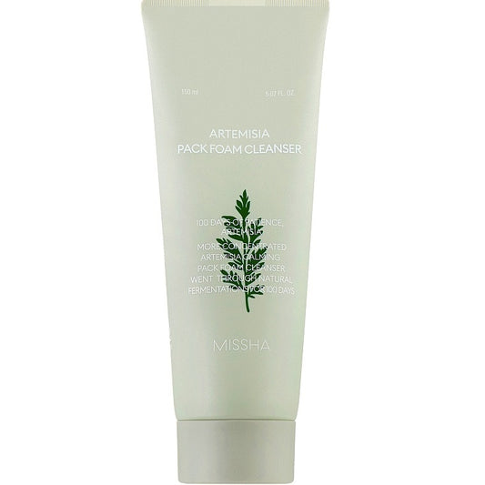Missha Time Revolution Artemisia Pack Foam Cleanser - Missha Middle East
