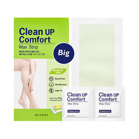 Clean Up Comfort Wax Strip (Big) - Missha Middle East